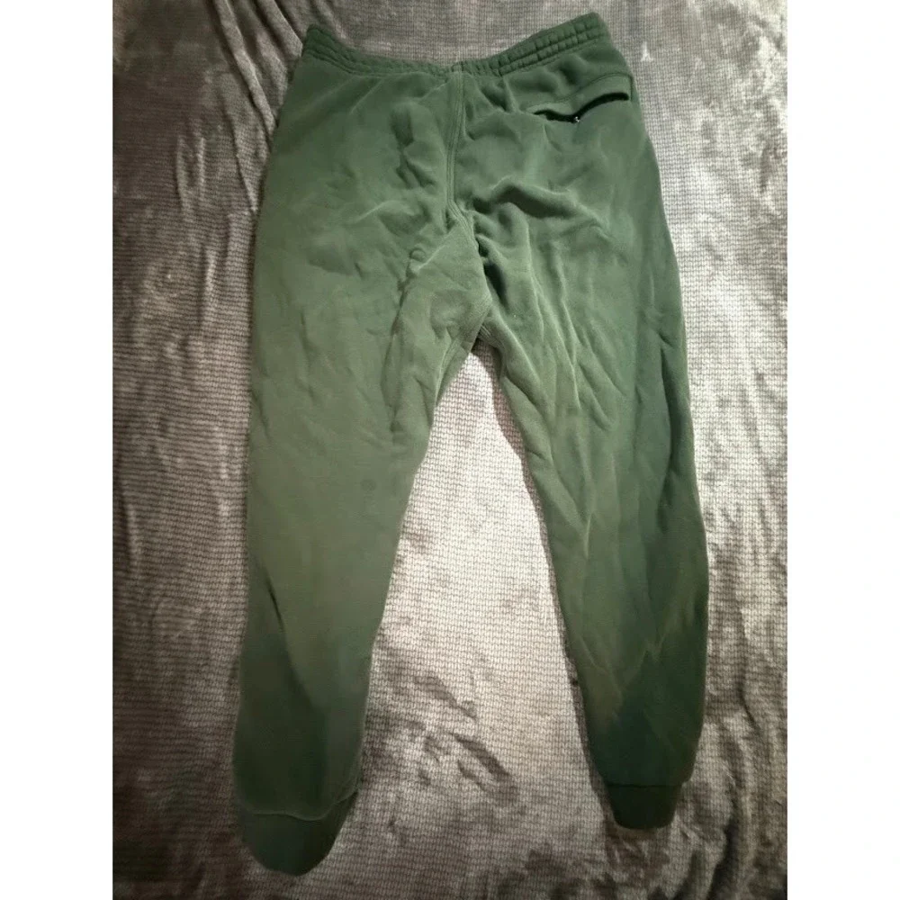 Nike Mens XL Fleece Joggers Sweatpants Forest Green Tapered‎ Cuffed 32X29.